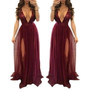 Sexy Burgundy Prom Dresses Long 2019 New Tulle A-line Sleeveless Halter Sequined Sparkle Women Fashion Evening Party Gowns