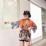 Japanese Harajuku Vintage Kimono Tops Shirts