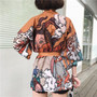 Japanese Harajuku Vintage Kimono Tops Shirts