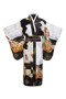 Black Woman Lady Japanese Tradition Kimono