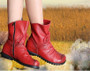 Genuine Vintage style Leather Handmade Women Boots