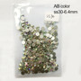 1440pcs Glass 3D Rhinestones For Nail Art Design Gems Nail Decorations Crystal Strass AB Stones SS3-SS10