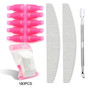 Plastic Nail Art Soak Off Cap Clips UV Gel Polish Remover Wrap Tool Fluid for Removal of Varnish Manicure Tools