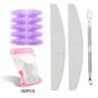 Plastic Nail Art Soak Off Cap Clips UV Gel Polish Remover Wrap Tool Fluid for Removal of Varnish Manicure Tools