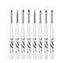 ROHWXY Nail Brush For Manicure Gel Brush For Nail Art 15Pcs/Set Ombre Brush For Gradient For Gel Nail Polish Painting Drawing