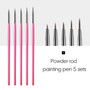 ROHWXY Nail Brush For Manicure Gel Brush For Nail Art 15Pcs/Set Ombre Brush For Gradient For Gel Nail Polish Painting Drawing