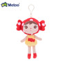 Metoo Doll Stuffed Toys Plush Animals Soft Baby Boy Kids Toys for Children Girls Boys Kawaii Mini Angela Rabbit Pendant Keychain