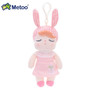 Metoo Doll Stuffed Toys Plush Animals Soft Baby Boy Kids Toys for Children Girls Boys Kawaii Mini Angela Rabbit Pendant Keychain