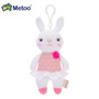 Metoo Doll Stuffed Toys Plush Animals Soft Baby Boy Kids Toys for Children Girls Boys Kawaii Mini Angela Rabbit Pendant Keychain