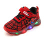 Boys Sneaker Girls Spiderman Kids Led Shoes With Lights Sneaker 2020 Spring Autumn Shoes Children Toddler Baby Girl Shoes