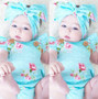 Newborn Baby Girls Floral One-pieces Romper Sunsuit Headband Clothes Set 0-24M