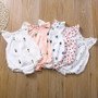 2020 Summer Toddler Newborn Infant Baby Girl Romper Cherry Jumpsuit Outfit Sunsuit Soft Cotton Linen Clothes One Piece