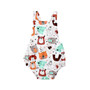 Newborn Baby Jumpsuits Summer Cartoon Animal Print Boys Girls Sleeveless Romper for Infant One-piece Toddler Kids Baby Clothes