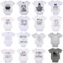 2018 Newborn Baby Boys Girls Infant Romper Jumpsuit Clothes Outfits Toddler O Neck Pullover Romper Outfit New Hot
