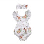 Fashion 2018 Newborn Toddler Infant Baby Girls Deer Ruffles  Romper Jumpsuit Clothes Outfits