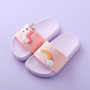 Cute Slippers Unicorn Slippers Boy Girls Shoes Rainbow Toddler Shoes Baby Slippers Cartoon Animal Beach Swimming Kids Slippers