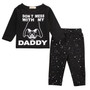 Pudcoco Baby Set 0-24M Newborn Baby Boys Girl Star Wars Clothes Tops T-shirt+Long Pants Outfit Set 2pcs