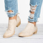 Autumn Square Heel Shoes Pointed Toe Casual Shoes