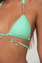 Cross Hanging Jewellery Bikini Bandage Split Swimsuit