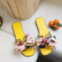 Sandals and Slippers Bow Flat H Slippers