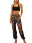 Printed Loose Ethnic Style Yoga Wide Leg Pants