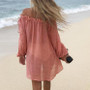 Holiday Style Beach Skirt Sunscreen Blouse Top