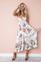 Sexy Vacation Style Printed Beach Strap Long Dress