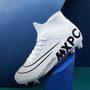 MWY Men Soccer Shoes High Top Football Boots Sneakers Training Shoes