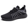 ONEMIX Men Running Black Shoes Trainers Comfortable Sneakers