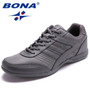 BONA New Popular Men Running Shoes Outdoor Walking Jogging Sneakers
