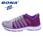 BONA Women Running Shoes Outdoor Jogging Mesh Lace up Sneakers