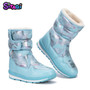 Girls shoes Pink Boots Kids snow boot winter with warm fur