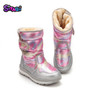 Girls shoes Pink Boots Kids snow boot winter with warm fur