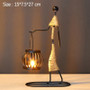 Nordic Metal Candle Holder Decor