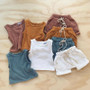 Casual Vest Tops Short