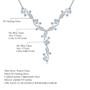 Sky Blue Topaz Romantic Gemstone Pendants Necklace