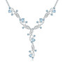 Sky Blue Topaz Romantic Gemstone Pendants Necklace