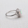 Colorful Opal Natural Gemstone Ring