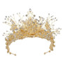 European Gold Handmade Oversize Brides Headpiece