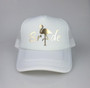 Flamingo Trucker Hat Gold Vinyl wedding party Bachelorette Baseball  team bride hats