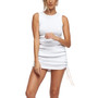 Elegant Sheath Bandage Casual Short Mini Dress