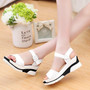 Summer shoes woman Platform Sandals Women Soft Leather Casual Open Toe Gladiator wedges Women Shoes zapatos mujer X6