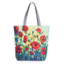 Miyahouse Floral Printed Canvas Tote Female Single Shopping Bags Large Capacity Women Canvas Beach Bags Casual Tote Feminina