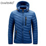 CHAIFENKO Brand Winter Warm Waterproof Jacket Men 2020 New Autumn Thick Hooded Parkas Mens Fashion Casual Slim Jacket Coat Men