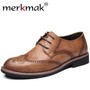 Merkmak New 2019 Men Leather Shoes