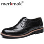 Merkmak New 2019 Men Leather Shoes