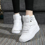 Women Casual Shoes Height Increased High Top Shoes