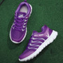 Women purple sneakers 2019 breathable mesh light walking casual shoes