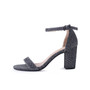 GENSHUO Women Sandals Ankle Strap Heeled Sandals