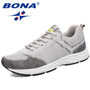 BONA New Arrival Popular Style Men Running Shoes Lace Up Sneakers